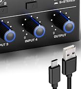 4 channel audio mixer