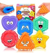 LESONG Sensory Toys Kids Toddlers-Social Emotional Feelings Toys Special Needs, Texture Shapes Le...