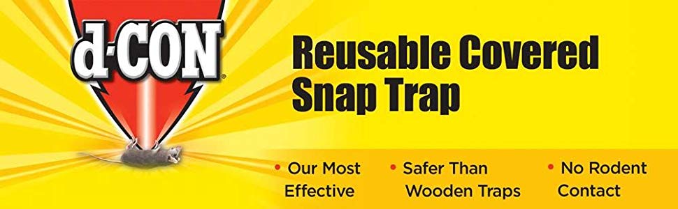 D-Con Reusable Covered Mouse Snap Trap