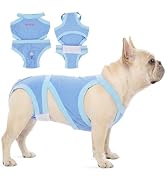 PUMYPOREITY French Bulldog Dog Pants – Made for Short Body & Broad Chest, Reusable Washable Solut...