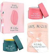 Bare August Pure & Natural Exfoliating Treatment - Soothes Skin, Softens Calluses, Eases Dry Crac...
