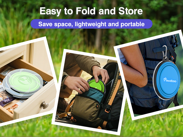 collapsible dog bowls