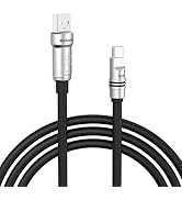 Hichain Fast Charging USB C Cable, 4 FT Soft Silicone Chubby USB-A to Type-C Cable Extra Thick Ph...