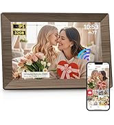 Frameo 10.1" Digital Picture Frame, Smart WiFi Digital Photo Frame with 1280x800 HD IPS Touch Scr...