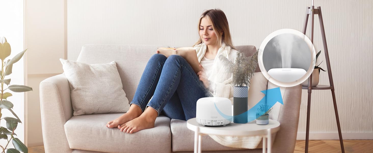 diffuser & humidifier with fine mist