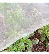 Garden Insect Netting Pest Barrier: 10'x90' Bug Netting for Garden Protection Mosquito Net Fine M...