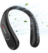 Hotsales Neck Fan, Hands Free Bladeless Neck Fans Portable Rechargeable, 6000 mAh Battery Operate...
