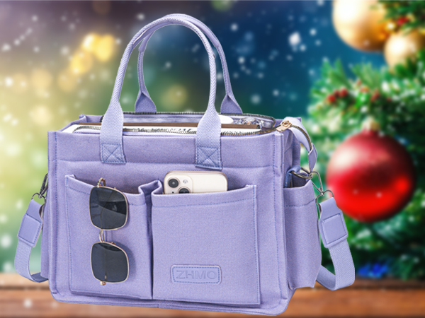 canvas tote bag with zipper,everyday purse,simply bag,small canvas tote bag,travel tote