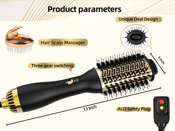 hair dryer brush blow dryer brush in one