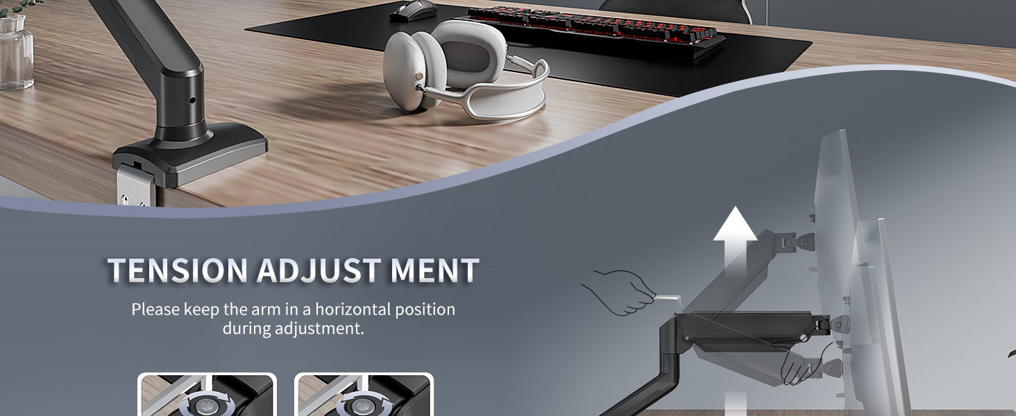 C-MOUNTS Single Monitor Desk Mount