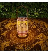 Wxiben Highland Cow Gift for Women - Highland Cow Solar Lanterns Outdoor Waterproof, Wetsren High...