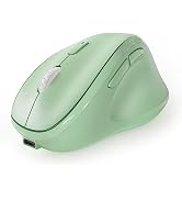 Micropack Vertical Mouse Multi-Device, 3-Mode Bluetooth 5.0 & 3.0 & 2.4G Wireless Mouse with Adju...