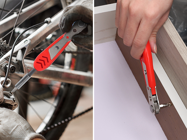 90 degree ratcheting screwdriver