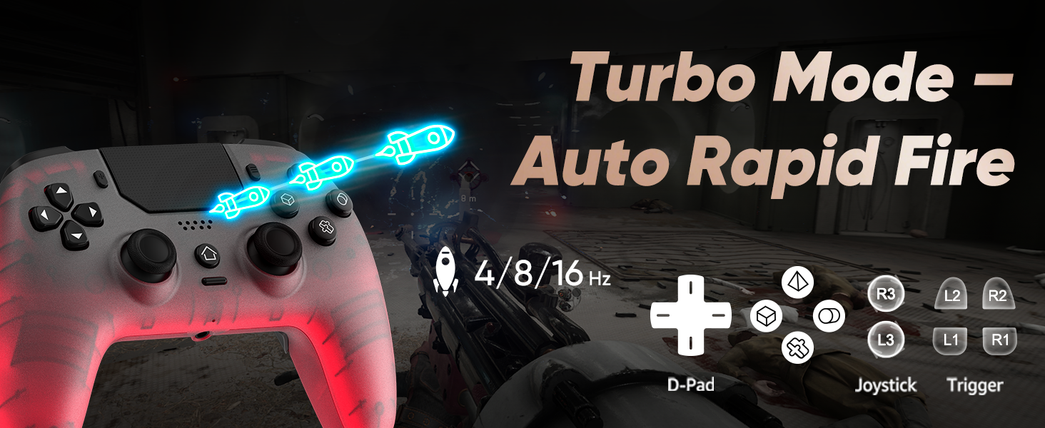Turbo Mode-auto rapid fire