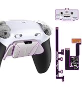 eXtremeRate RISE4 Plus MAX RMB Back Paddles Kit with Clicky Trigger Stops & Rubberized Grip for P...