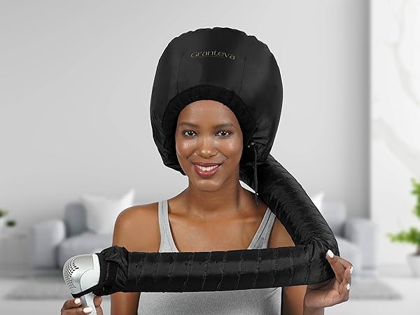 portable hair dryer with hood