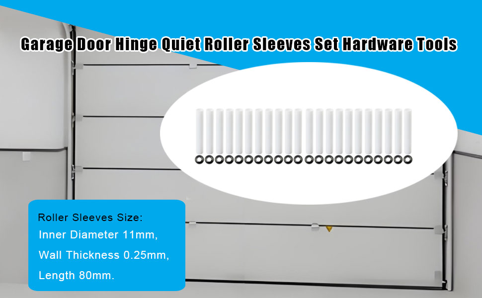 Garage Door Hinge Quiet Roller Sleeves Hardware Tools