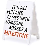 Funny Team Office Gifts -Someone Misses A Milestone Funny Desk Sign, Gag Fun Gift for Coworker Te...