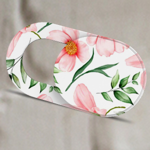 Flower Print Webcam Cover