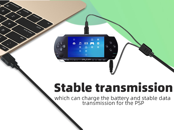 which can charge the battery and stable data transmission for the PSP