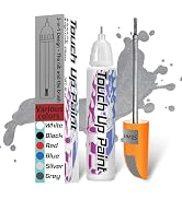 Silver Touch Up Paint For Cars, Quick And Easy Car Automotive Paint Touch Up For Car Scratch,Two-...