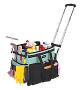 Large Rolling Cleaning Caddy Bag