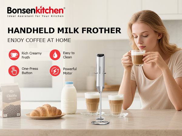 Milk Frother for Coffee stand