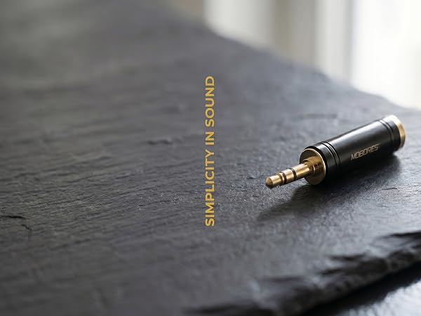 3.5mm to 1/4'' Stereo Audio Adapter, 3.5mm to 1/4'' (6.35mm) Headphone Adapter