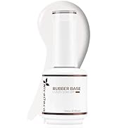 Nicedeco Hema Free Rubber Base Gel for Nails Cruelty Free Vegan Milky White Rubber Gel U V Color ...