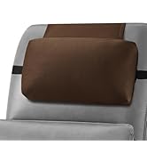 Head Recliner Pillow Adjustable Shredded Memory Foam Headrest Pillows for Recliner Chairs,Non-Sli...