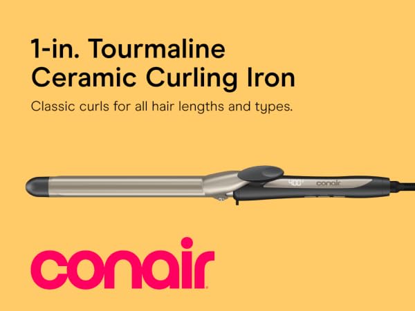 1-in. Tourmaline Ceramic Curling Iron