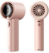 JISULIFE Portable Handheld Fan, Speed(1-100) Adjustable Turbo Mini and 3600mAh Battery Rechargeab...