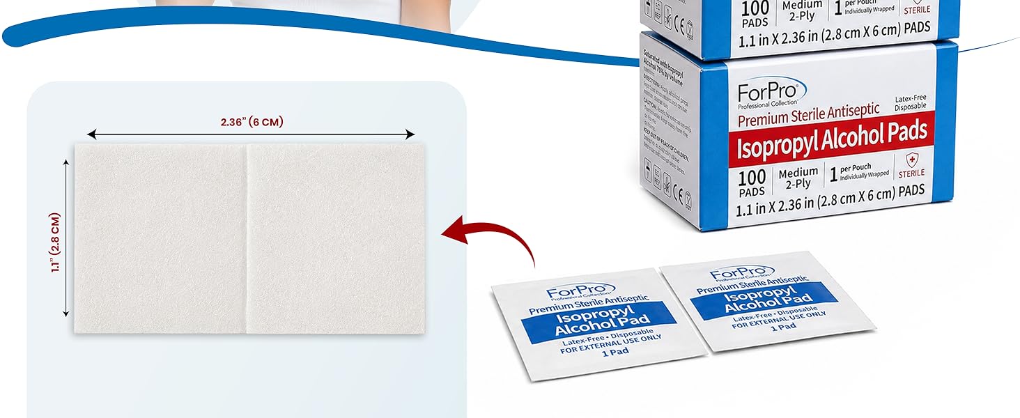 gamma sterilized alcohol pads,2 ply alcohol prep pads,medium alcohol wipes,medical grade alcohol pad