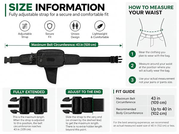 Concealed Carry Fanny Pack