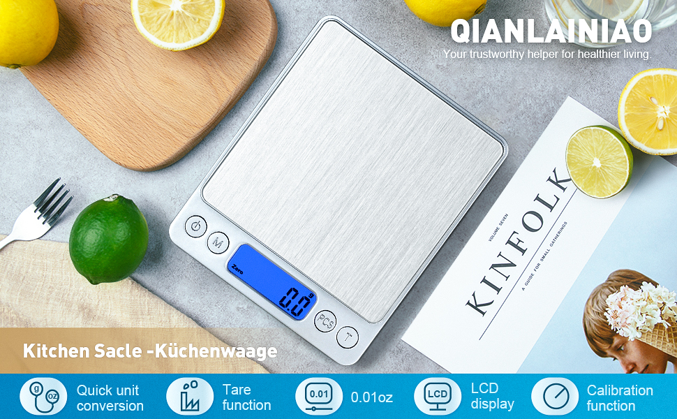 the kitchen scale is a digital scale that can be used to measure food scale.