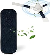 Ceiling Fan Filters for Blades, Carbon Air Filters for Air Purifier Pads Hoctsom 1-Pack, Black