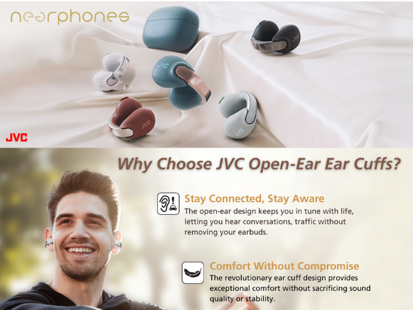 usb-c charging case auto on off connectivity connected earbuds ear buds secure fit comfort all day