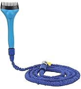 Mumusuki Pond Cartridge Filter Cleaning Tool, Pool Cleaning Brush with Retractable Water Tube and...