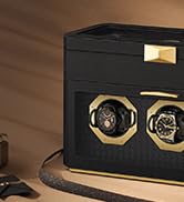 SONGMICS HOME RONNE Collection - 9-Slot Watch Box, Vertical Watch Display Case with Glass Windows...