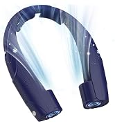 Enituo Neck Fan, 6000mAh USB Rechargeable Hands Free Personal Fan, 6 Speeds Adjustable Portable N...