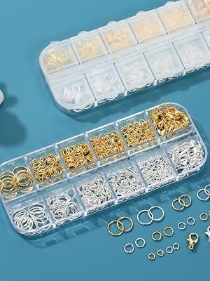 500PCS O Rings and Lobster Clasps