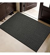 FLOORHUG Door Mat Indoor Entrance 32x48, Non-Slip Washable Doormats Entry Way Mats, Dirt Trapper ...