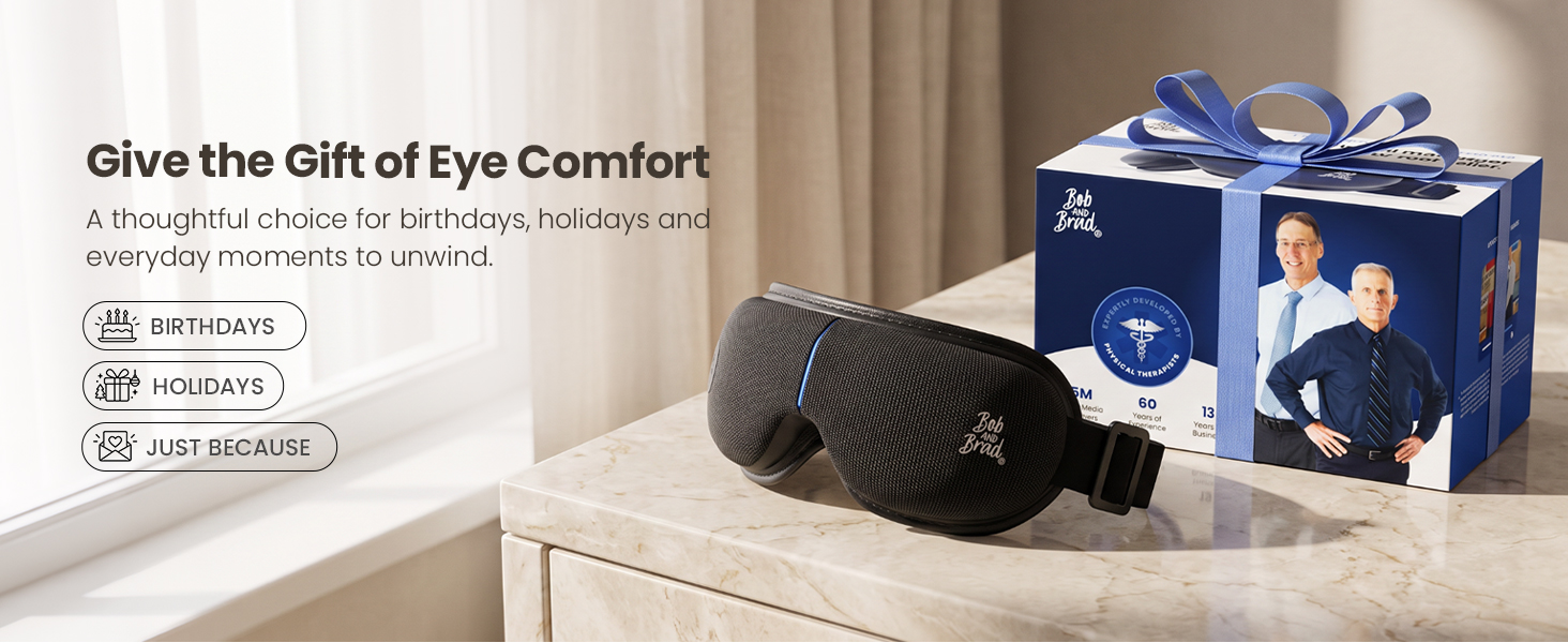 bob and brad eye massager with heat and cooling