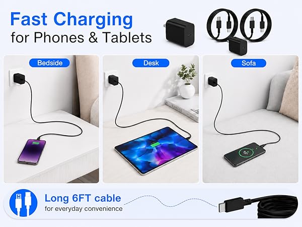 Fast Charging for Phones & Tablets
