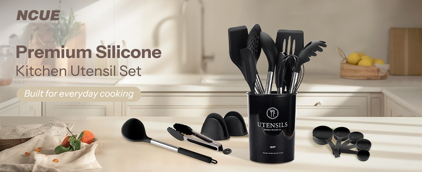 28 Pcs Silicone Kitchen Utensils Set