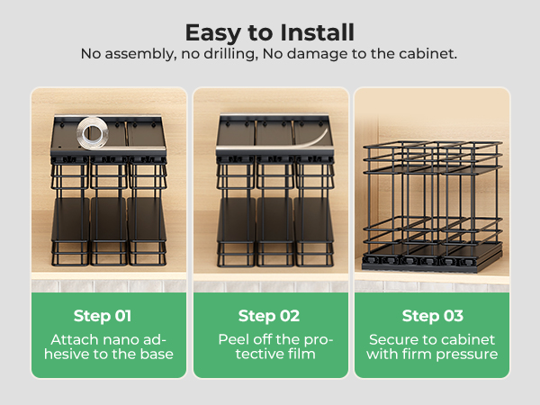 pull out spice rack