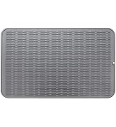 MicoYang Silicone Dish Drying Mat for Multiple Usage,Easy clean,Eco-friendly,Heat-resistant Silic...