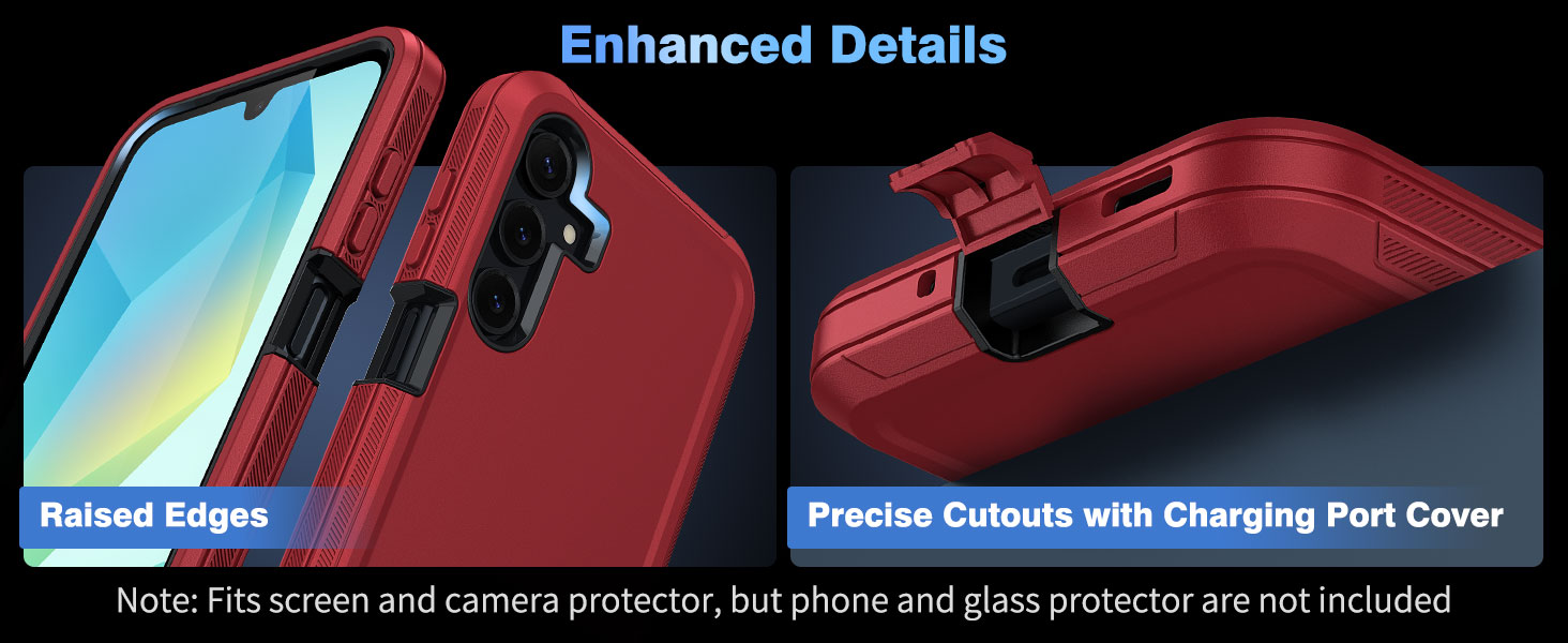 samsung galaxy a16 case heavy duty drop impact resistant