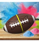POPUPARTY Gender Reveal Football with Pink and Blue Powder Kit, for Baby Gender Reveal Decoration