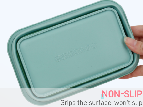 silicone bowls with lids silicone sandwich container non plastic food storage